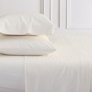 West Elm 100% Organic Cotton Full Sheet Set - White